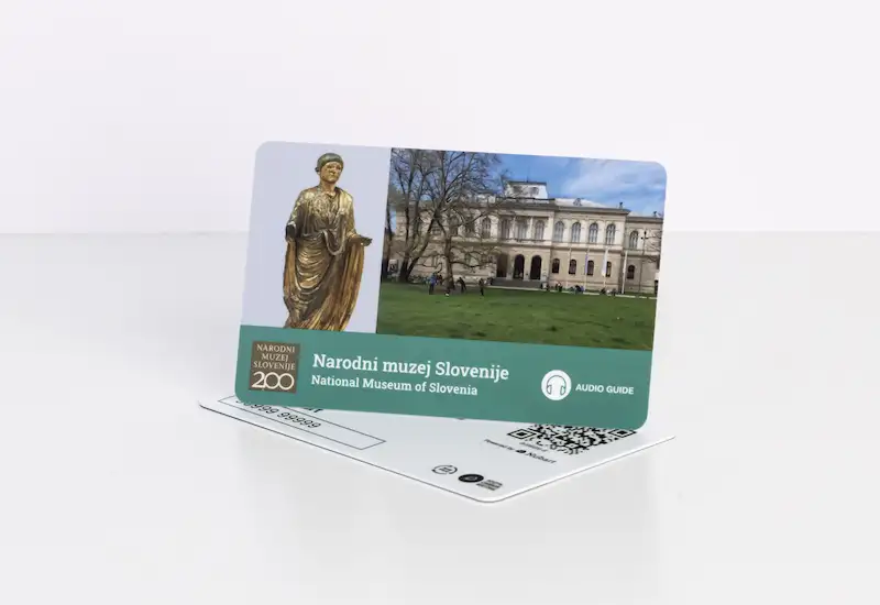 National Museum of Slovenia audio guide card