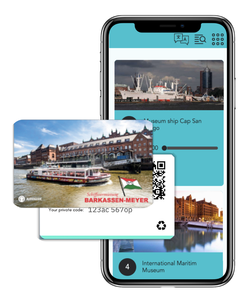 Digital commentary-system for sightseeing tours