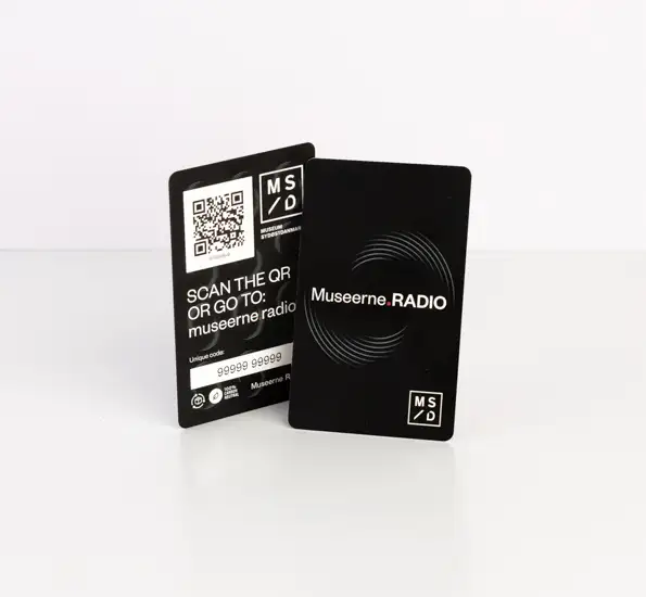 Køge Museum in Denmark audio guide card