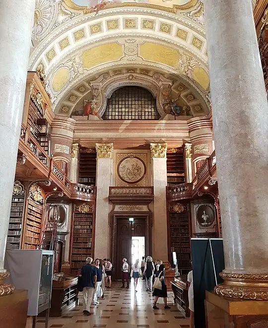 La salle d’apparat de la Bibliothèque Nationale Autrichienne