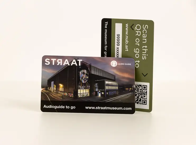 Straat Museum in Amsterdam's audio tour card
