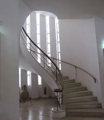 Escalera de la Casa Weizmann en Rehovot