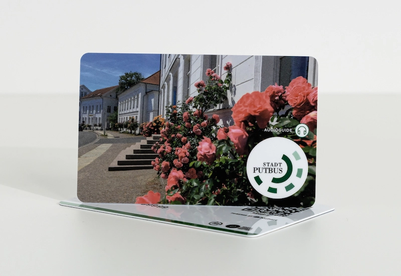 Audioguía Karte für das Schlosspark Putbus, Putbus