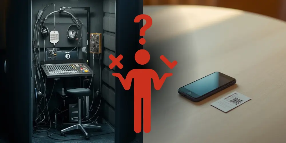 A lighter alternative to an interpreter booth for smaller multilingual events