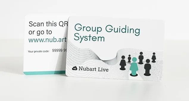 Card from the Nubart LIVE basic package