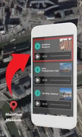 Nubart's geolocation feature for boat trips and river cruises