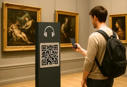 Code QR générique pour audioguides en musée