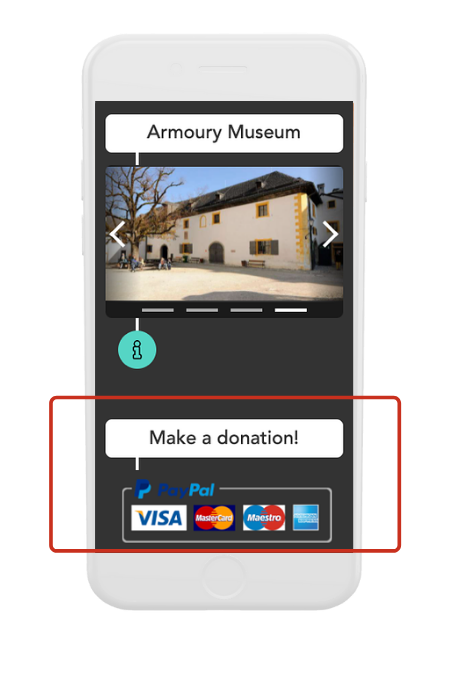 Nubart's donation button