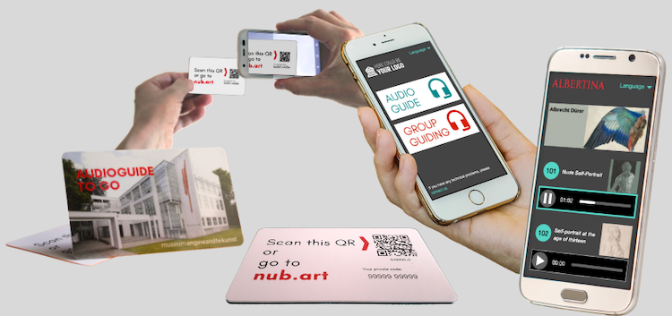 Nubart's Audioguide as a card