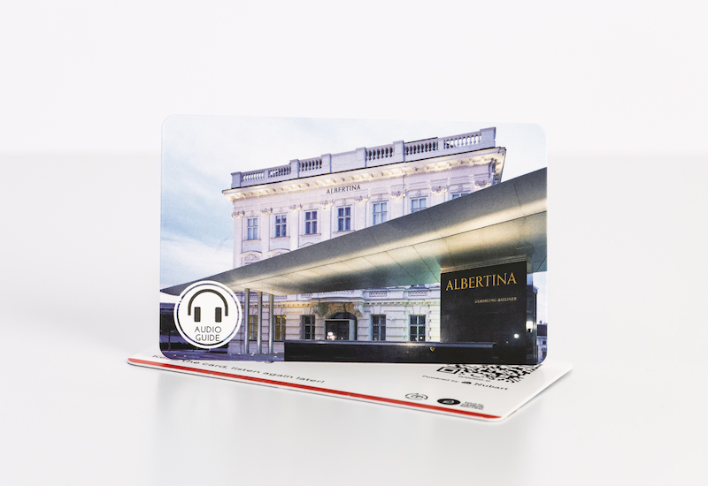 Audioguide for the Albertina museum in Vienna
